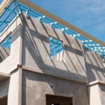 Imagem de uma construção modular residencial