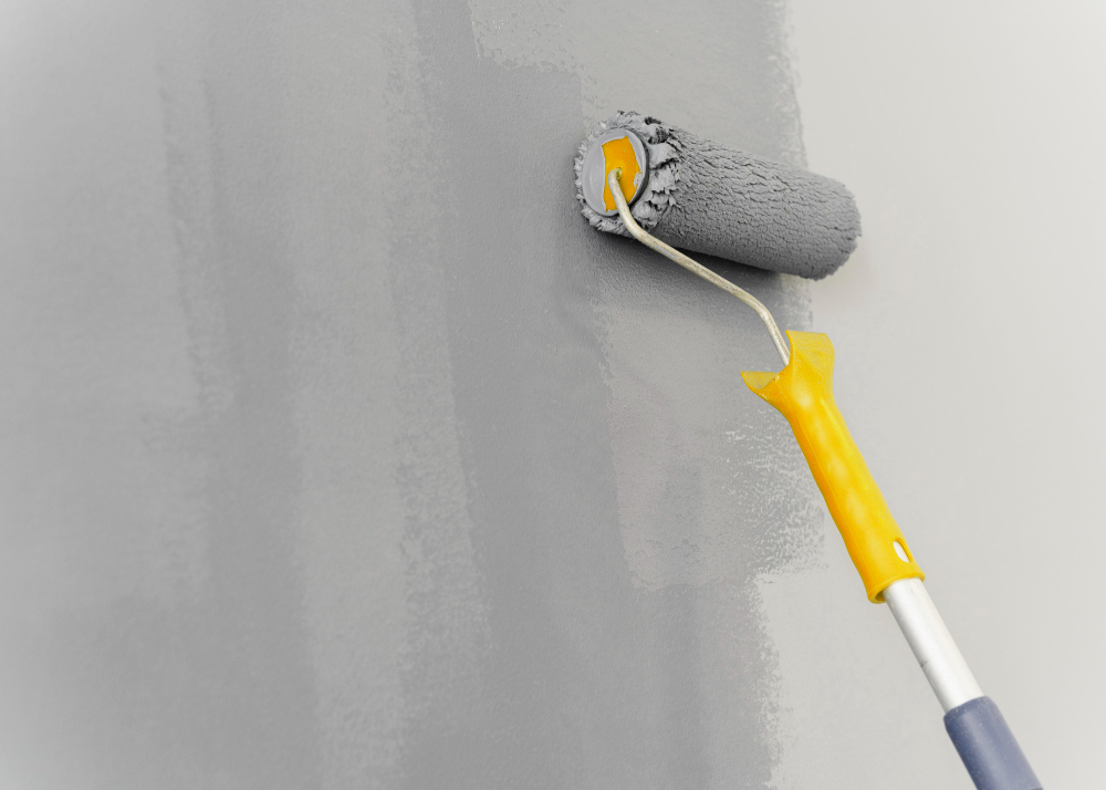 Impermeabilizante para áreas industriais - impermeabilização de parede com rolo de pintura